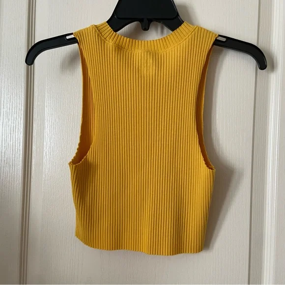 NWOT Aerie Rebel Cropped Ribbed Tank Top - Picture 5 of 10